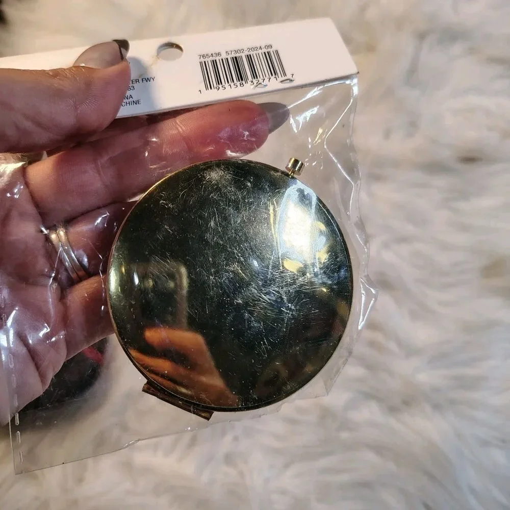 Gold Compact Mirror NWTS/YT1